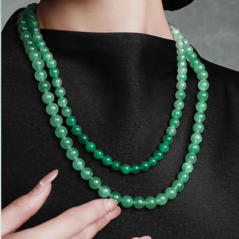 Hkgd African Emerald Necklaces Unisex-2