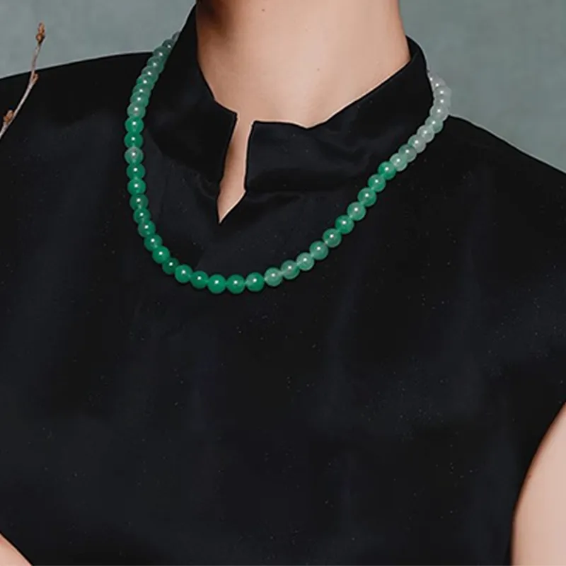 Hkgd African Emerald Necklaces Unisex-4
