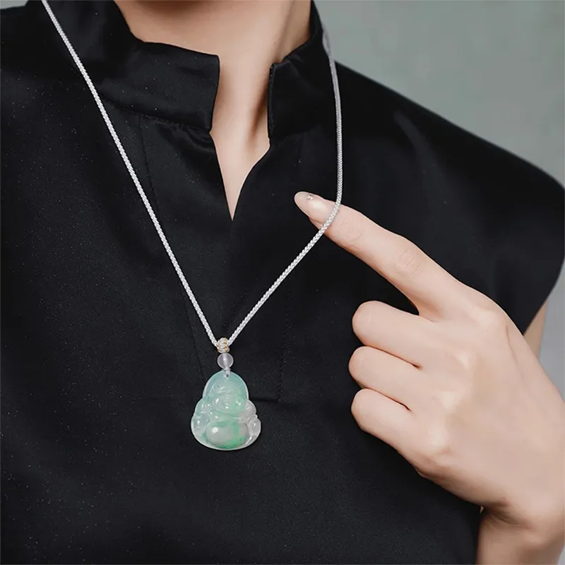 Hkgd African Emerald Pendants Unisex-3