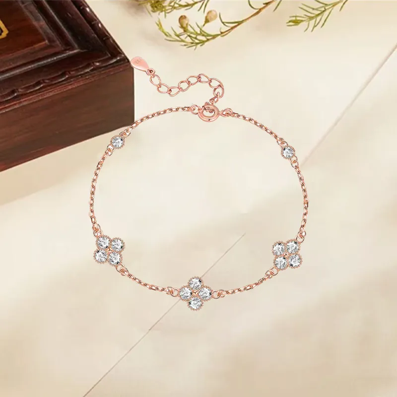 Hkgd S925 Silver Bracelets Unisex-4