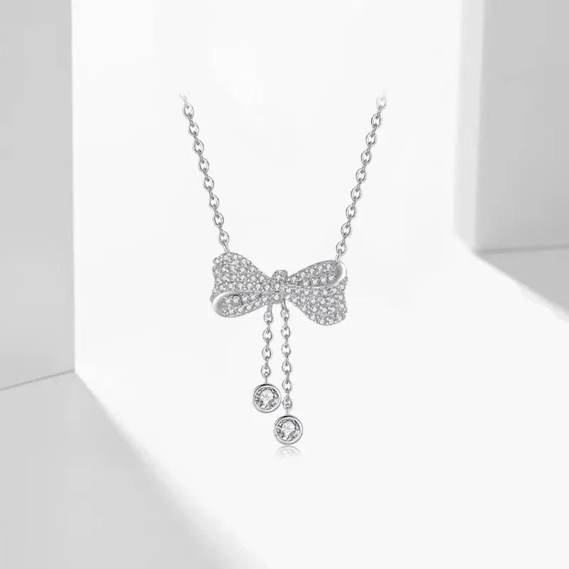 Hkgd S925 Silver Necklaces Women's-4