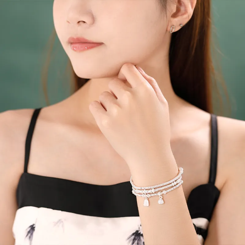 Hkgd S925 Silver Bracelets Unisex-4