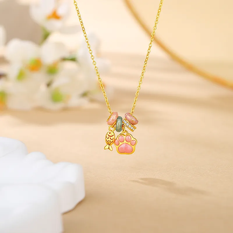 Hkgd S925 Silver Necklaces Unisex-3