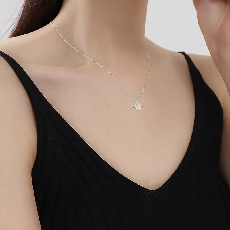 Hkgd 999 Fine Silver Necklaces Unisex-5