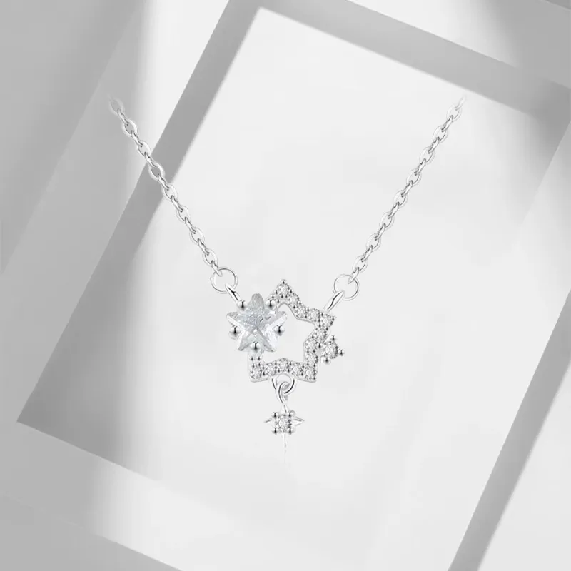 Hkgd 999 Fine Silver Necklaces Women's-4
