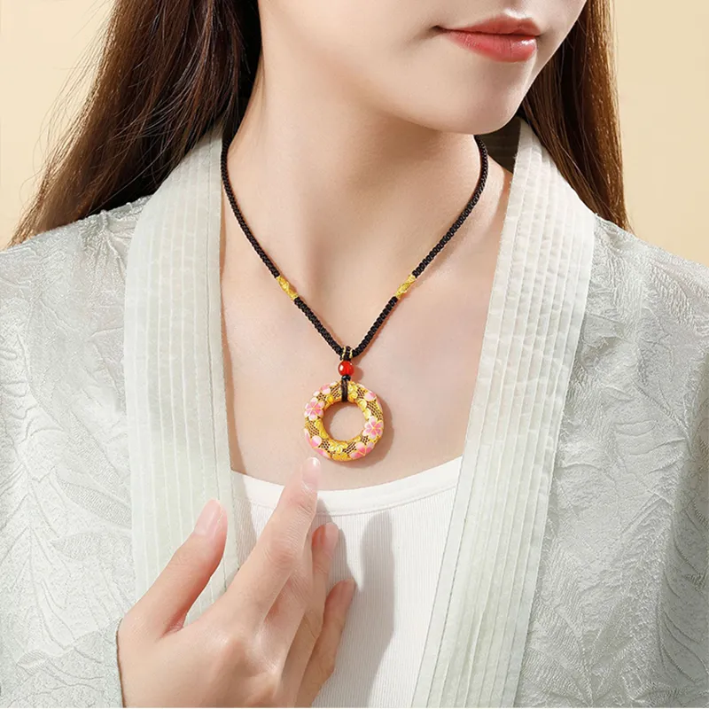 Hkgd 999 Fine Silver Necklaces Women's-1