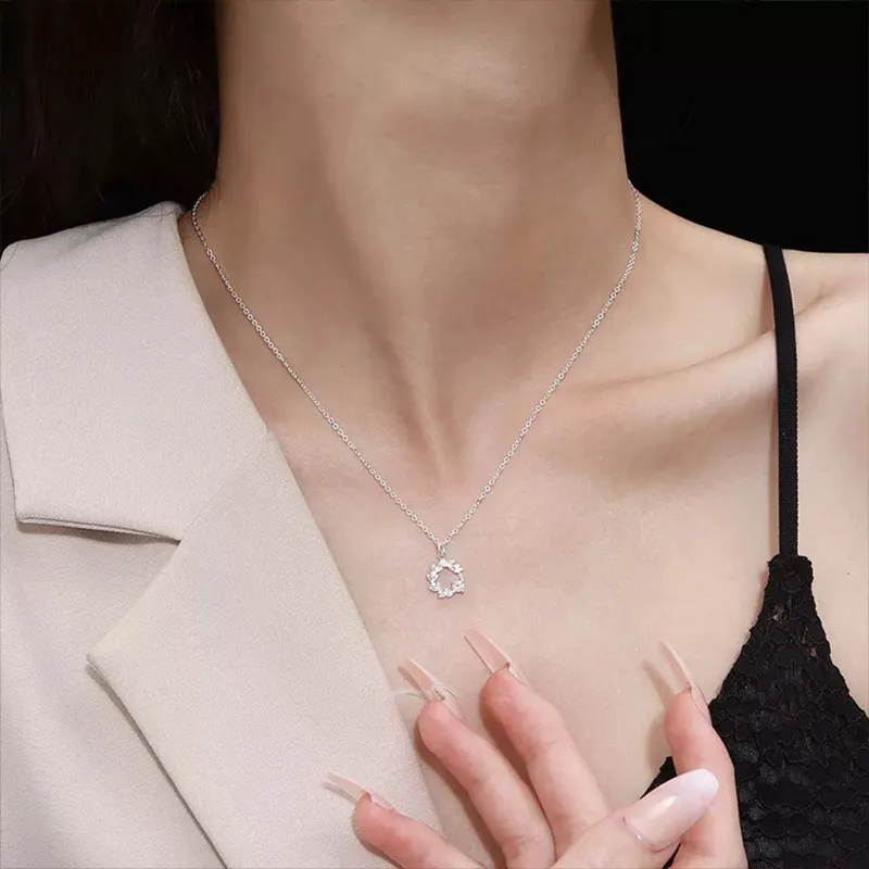 Hkgd S999 Fine Silver Necklaces Women's-2