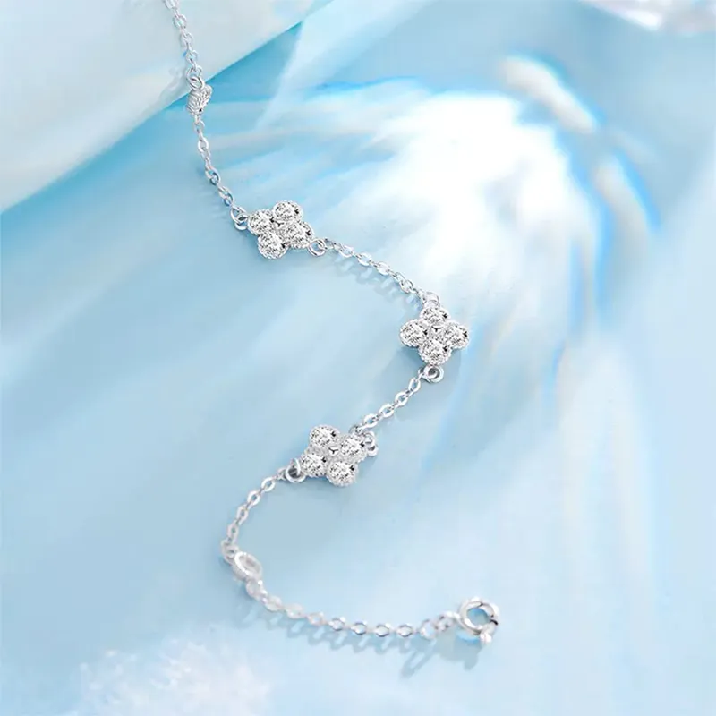 Hkgd S925 Silver Bracelets Unisex-2