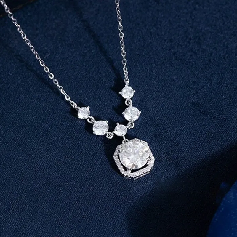 Hkgd 925 Sterling Silver Necklaces Women's-4