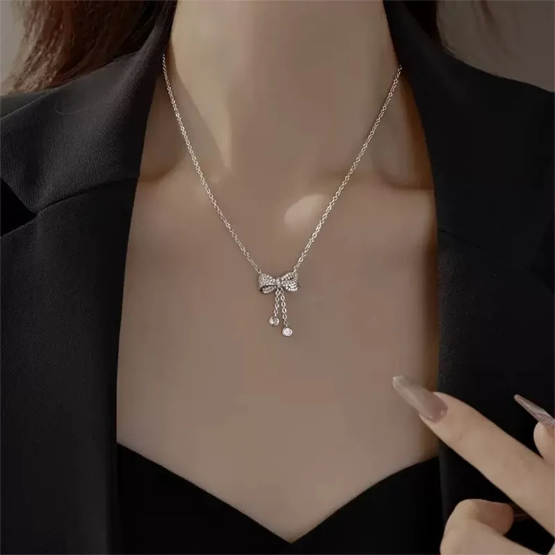 Hkgd S925 Silver Necklaces Women's-1