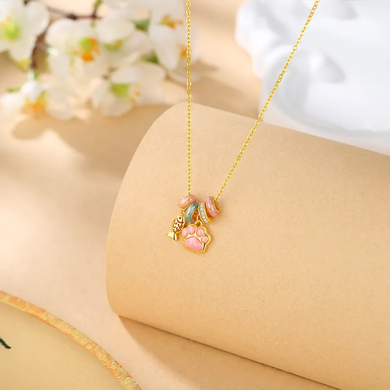 Hkgd S925 Silver Necklaces Unisex-4