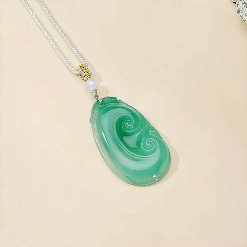 Hkgd African Emerald Necklaces Women's-1