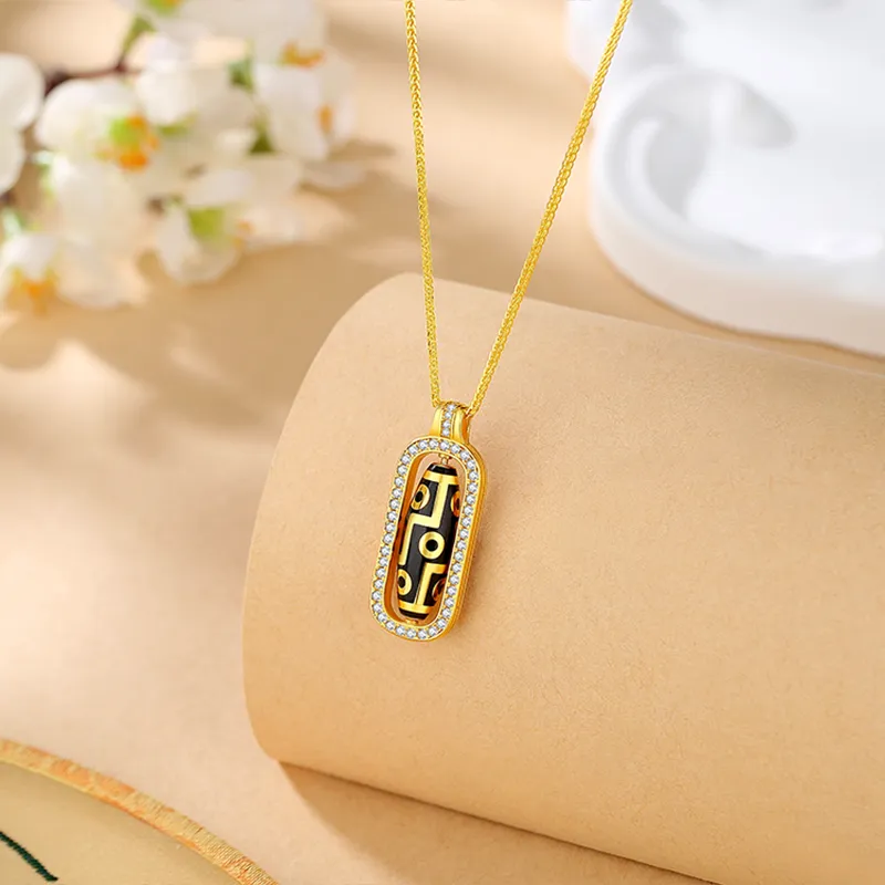 Hkgd S925 Silver Necklaces Unisex-2
