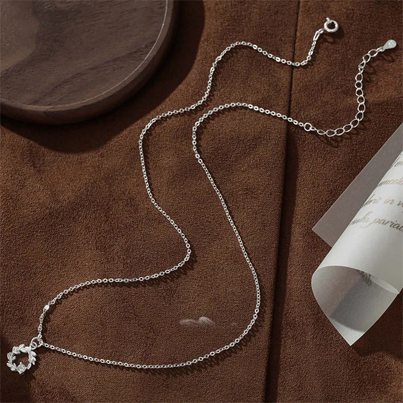 Hkgd S999 Fine Silver Necklaces Women's-5