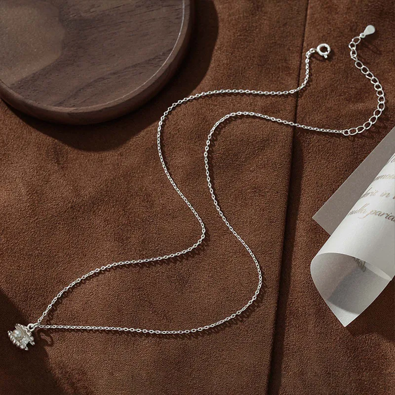 Hkgd 999 Fine Silver Necklaces Unisex-1