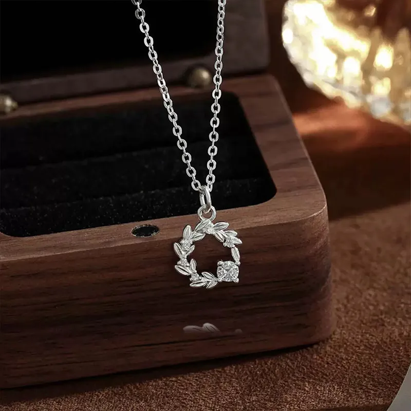 Hkgd S999 Fine Silver Necklaces Women's-4