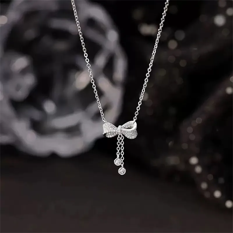 Hkgd S925 Silver Necklaces Women's-2