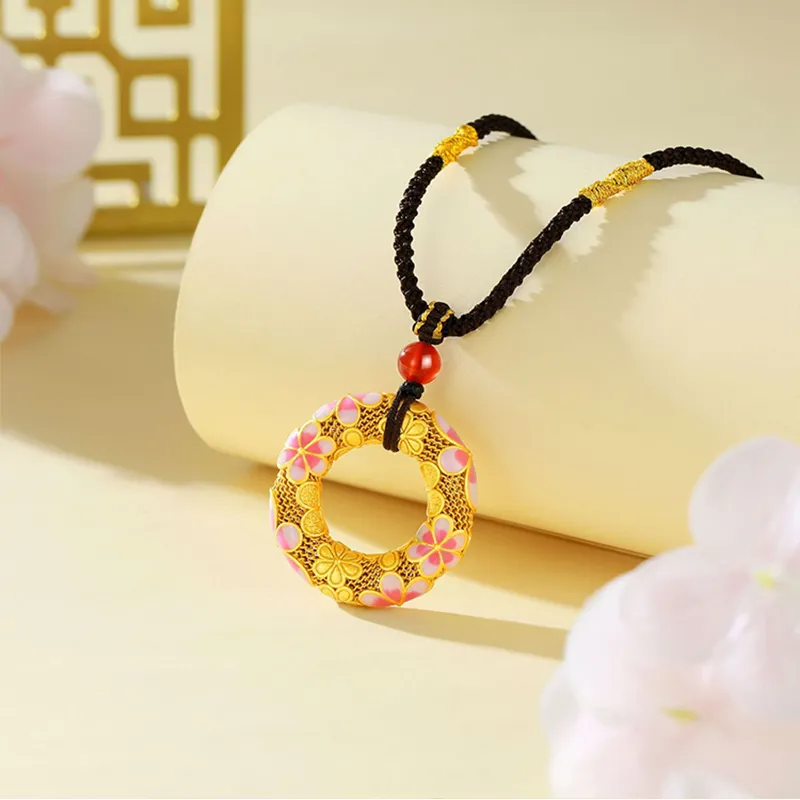 Hkgd 999 Fine Silver Necklaces Women's-2