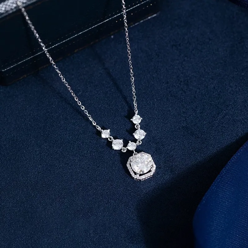 Hkgd 925 Sterling Silver Necklaces Women's-3