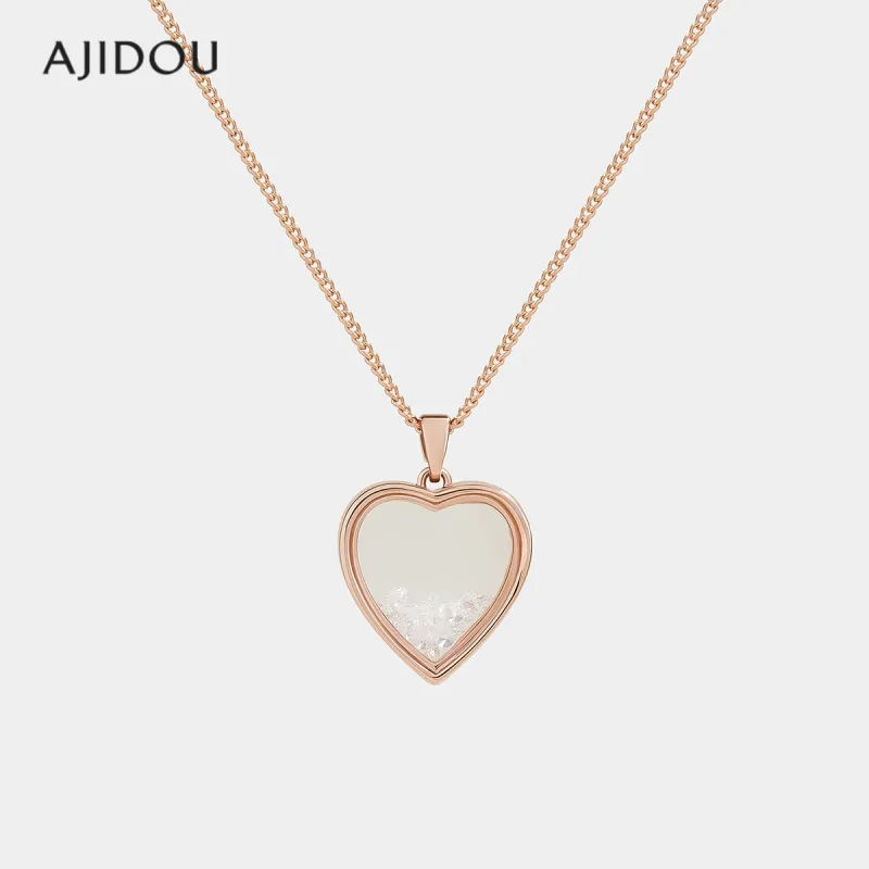 AJIDOU 925 Sterling Silver Necklaces Women's-1