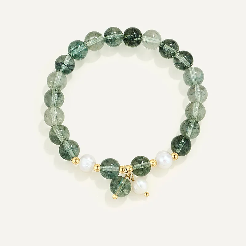 AJIDOU Natural Green Ghost Bracelets Unisex-2