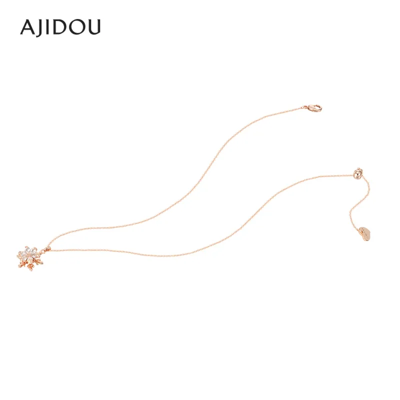 AJIDOU Refined Necklaces Women's Rose Gold-3