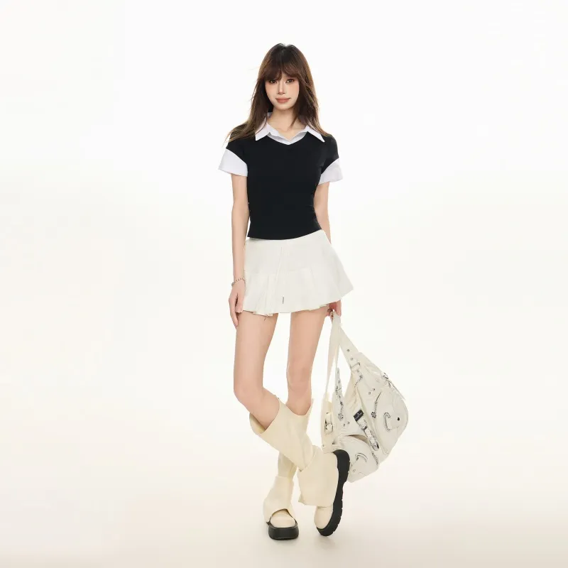 EVPGB Set in Sleeve T Shirt Women's-5