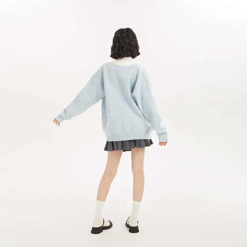EVPGB Knitwear Women's Light Blue-3