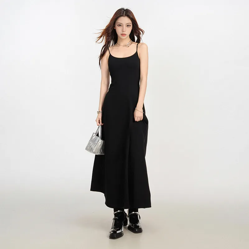 EVPGB Slip Dresses Women's Black-4