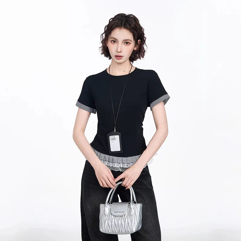 EVPGB Set in Sleeve T Shirt Women's-3