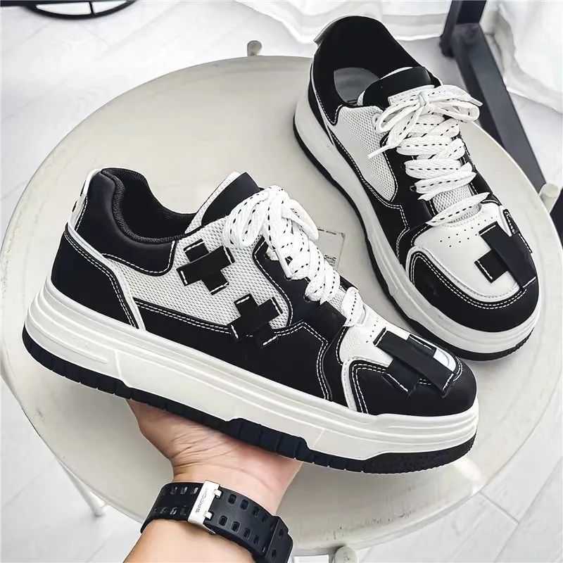 Meiretu Anti Slip Wear Resistant Low Top Skateboard Shoes Men's-1