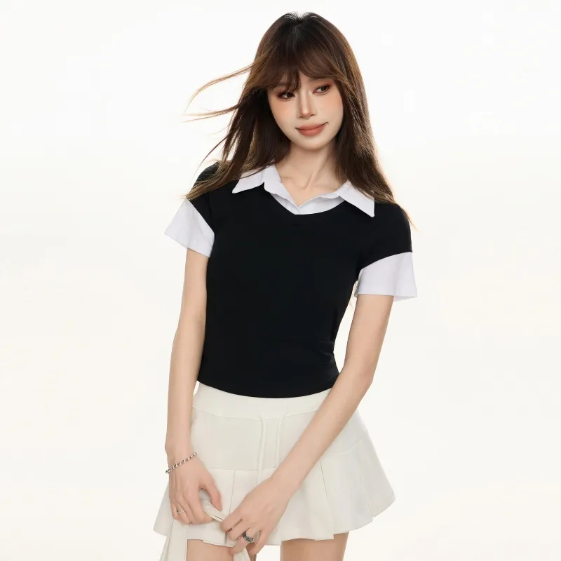 EVPGB Set in Sleeve T Shirt Women's-3