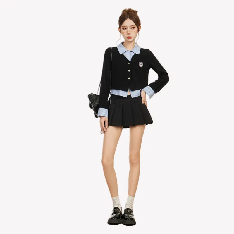 EVPGB Knitwear Women's Black Mock Two Piece+Giveaway-4