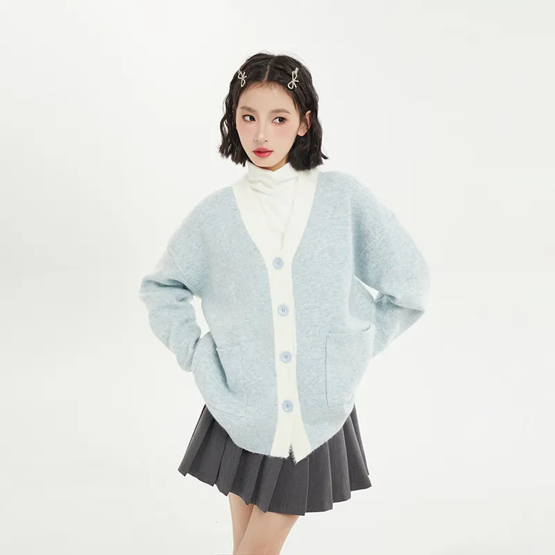 EVPGB Knitwear Women's Light Blue-5