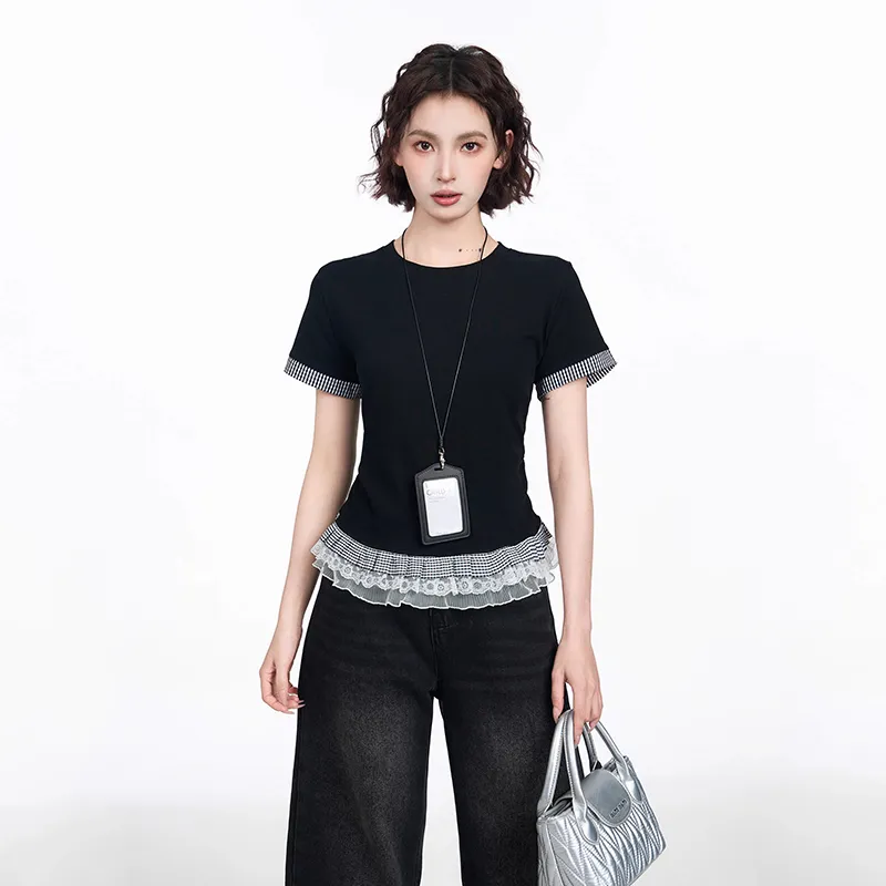 EVPGB Set in Sleeve T Shirt Women's-4