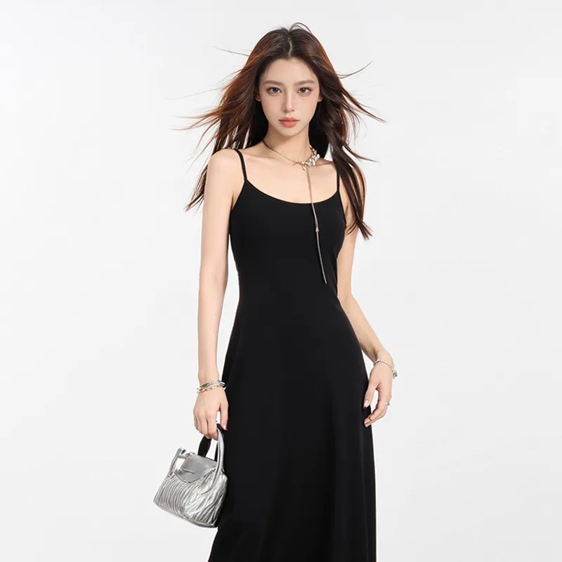 EVPGB Slip Dresses Women's Black-6