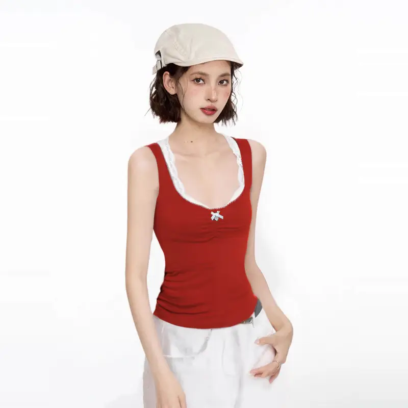 EVPGB Tank Tops Women's Red-2