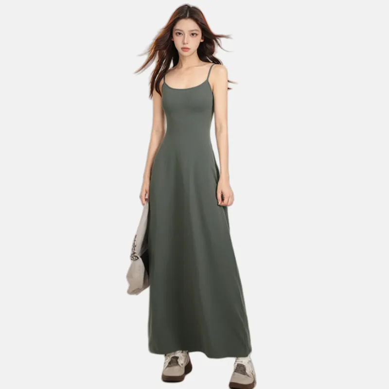 EVPGB Slip Dresses Women's Gray-2