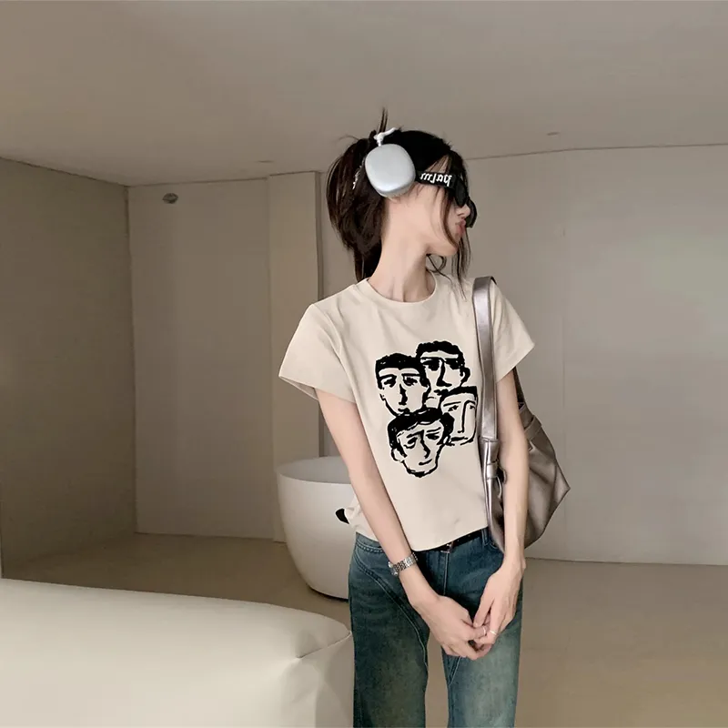 EVPGB T Shirt Women's Beige Apricot+Giveaway-5