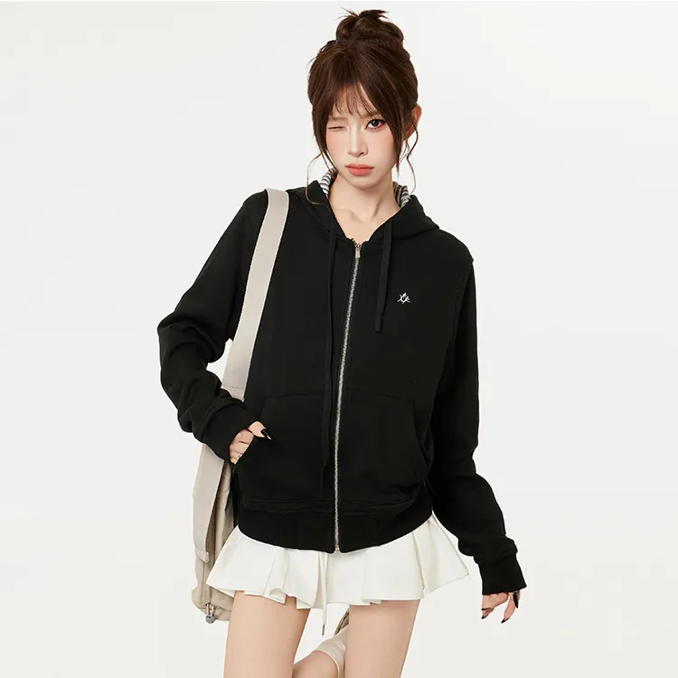 EVPGB Sweatshirts Women's Black Free Rabbit Mirror-2