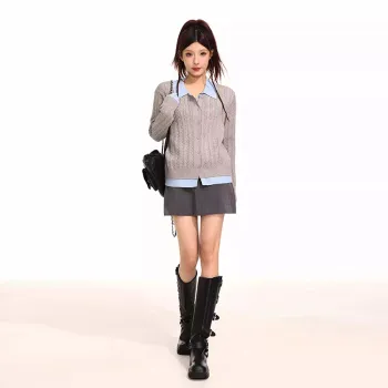 EVPGB Knitwear Women's Gray+Giveaway
