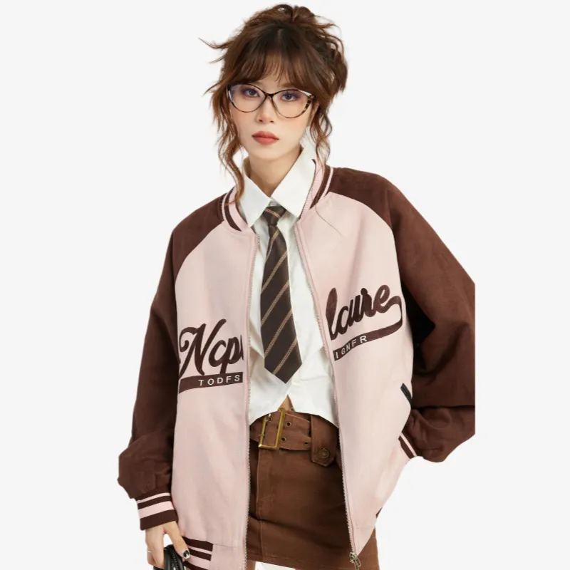 EVPGB Jackets Coats Women's Pink & Brown+Giveaway-2