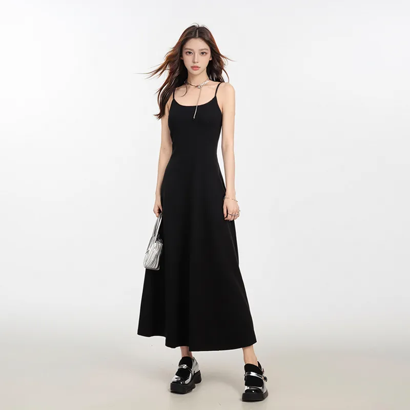 EVPGB Slip Dresses Women's Black-3