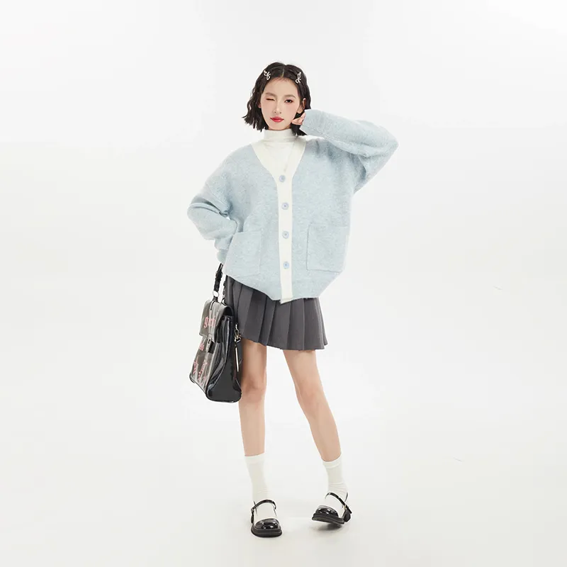 EVPGB Knitwear Women's Light Blue-4