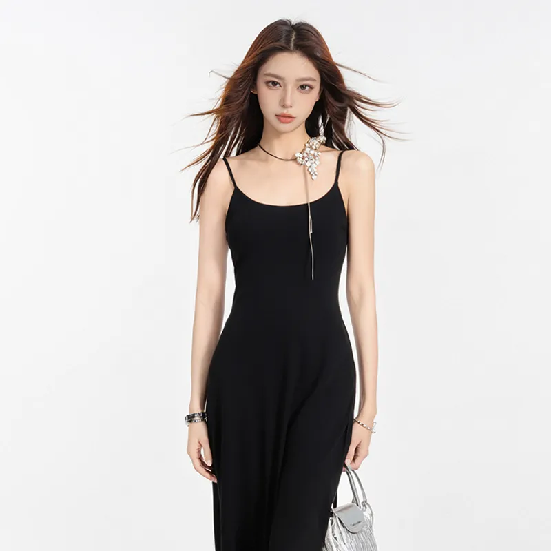 EVPGB Slip Dresses Women's Black-1