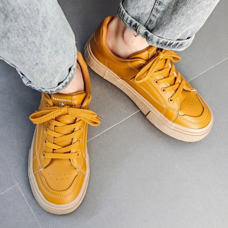 Meiretu Anti Slip Wear Resistant Low Top Skateboard Shoes Men's-4