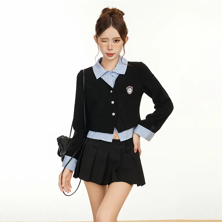 EVPGB Knitwear Women's Black Mock Two Piece+Giveaway-2