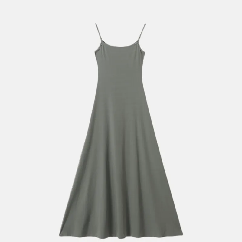 EVPGB Slip Dresses Women's Gray-3