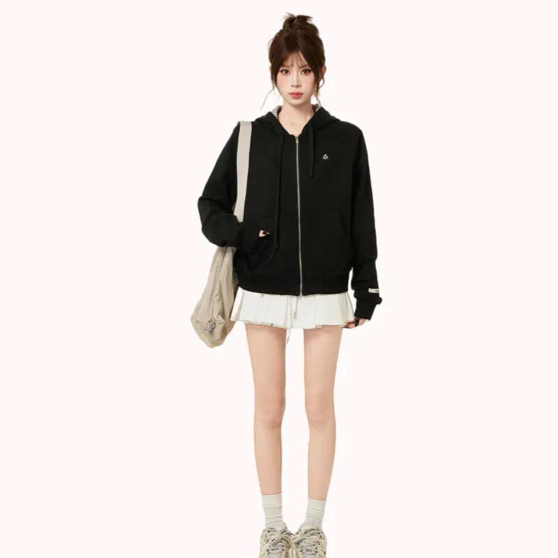 EVPGB Sweatshirts Women's Black Free Rabbit Mirror-4