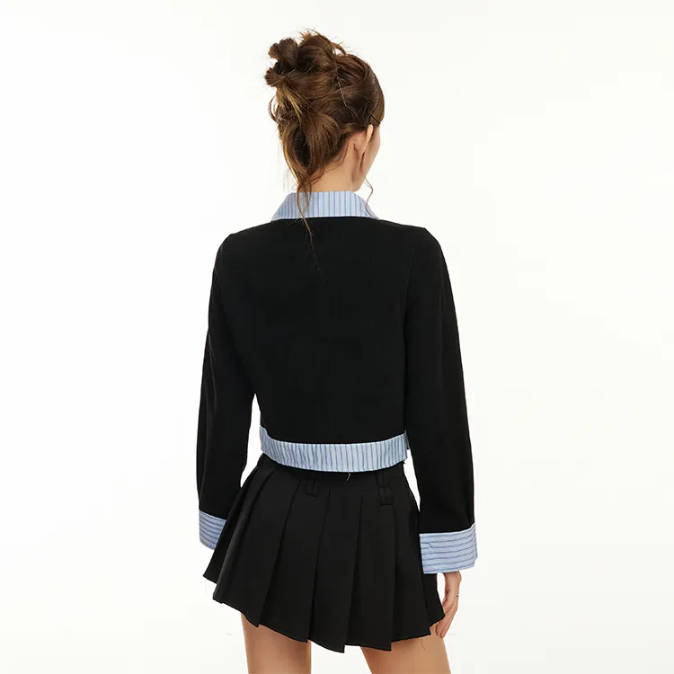 EVPGB Knitwear Women's Black Mock Two Piece+Giveaway-1